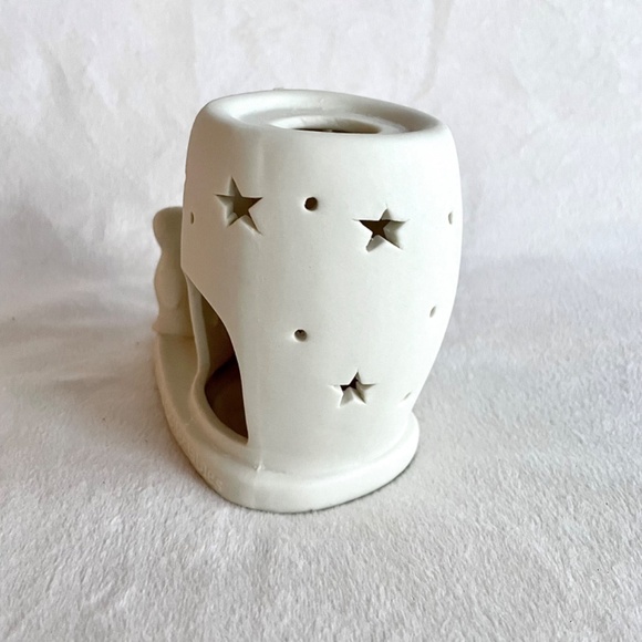 Vintage Delagar Collectibles Votive Tealight Candle Holder Snowbabies - Picture 5 of 16